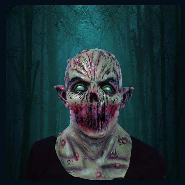 Halloween horror mouthless male mask