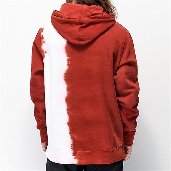 Street Tie-Dyed Letters Casual Pullover Sweater