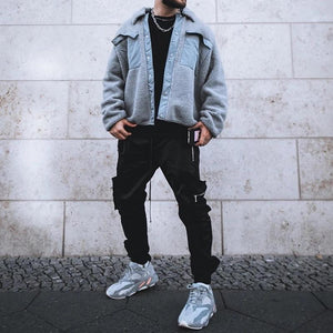 Casual Lapel Pockets Long Sleeve Jacket