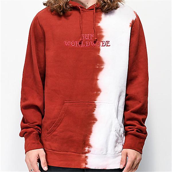 Street Tie-Dyed Letters Casual Pullover Sweater