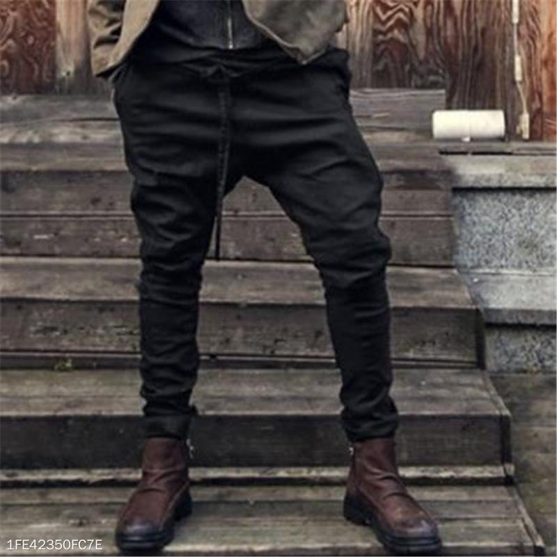 Fashion Youth Casual Sport Loose Plain Long Pants