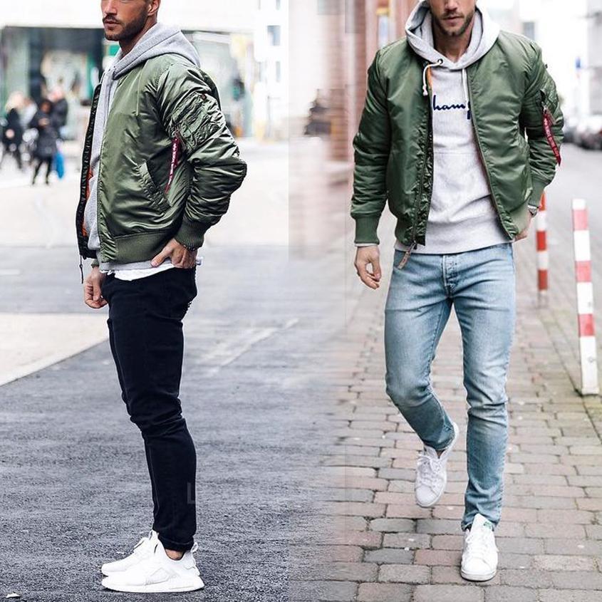 Leisure Motion Standing Collar Warm Cotton Jacket