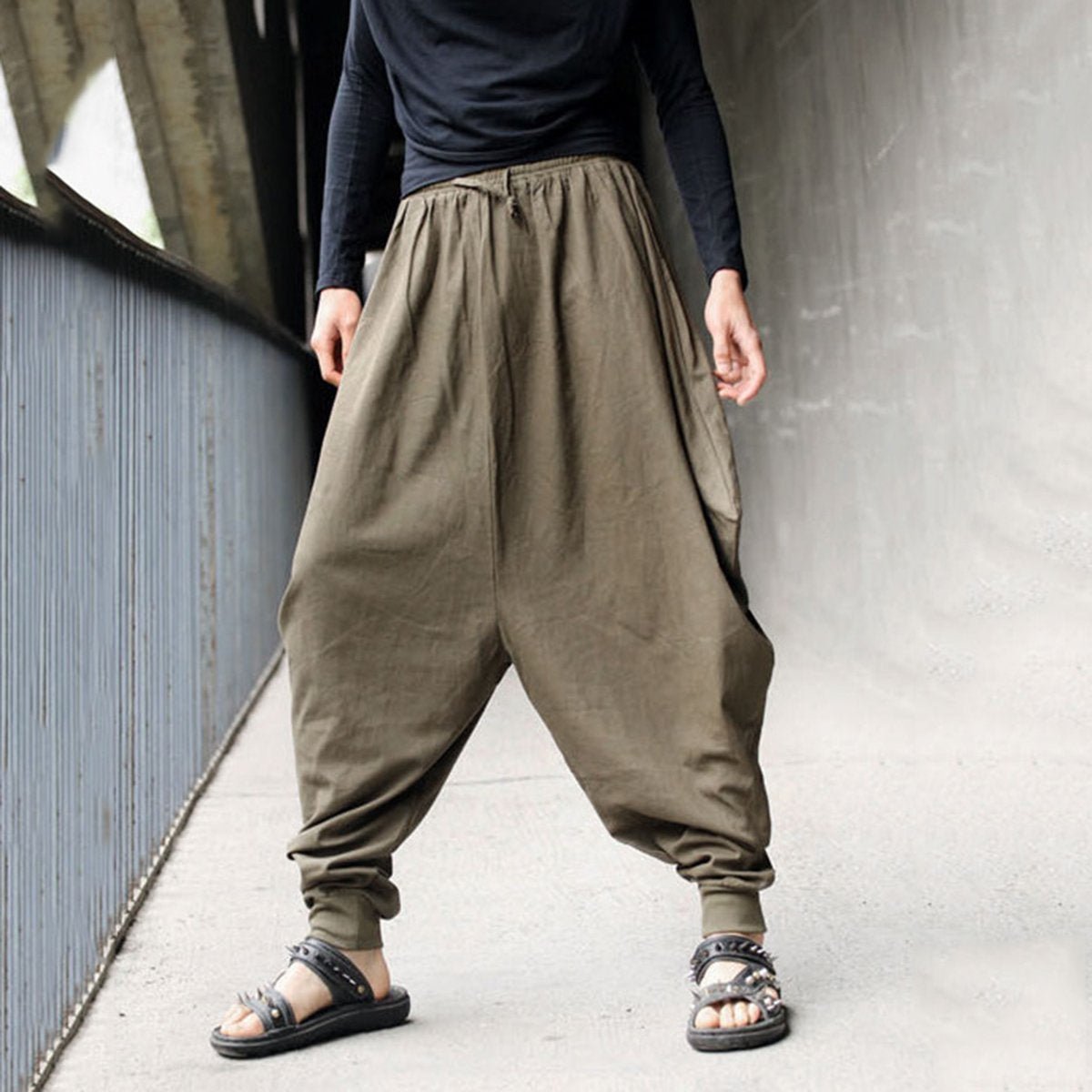 Fashion Men's Soft Plain Sport Long Pants