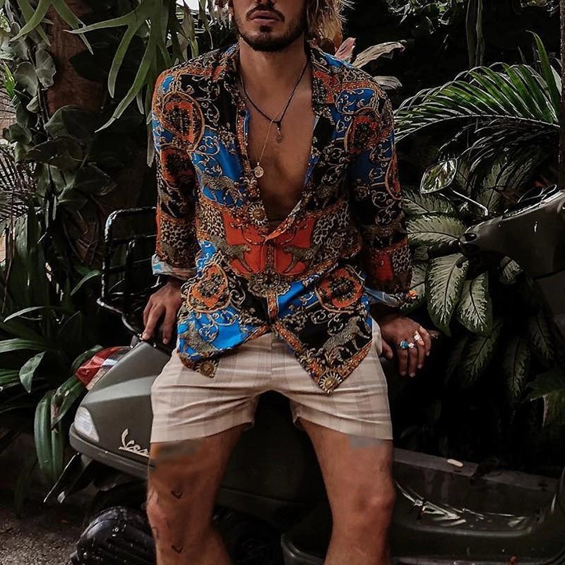 Fashion Leopard Print Long Sleeve Blouse