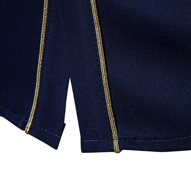 Palace Style Embroidery Long Sleeve Shirt