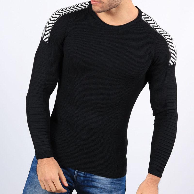 Fashion Men's Round Neck Curling Sweaters