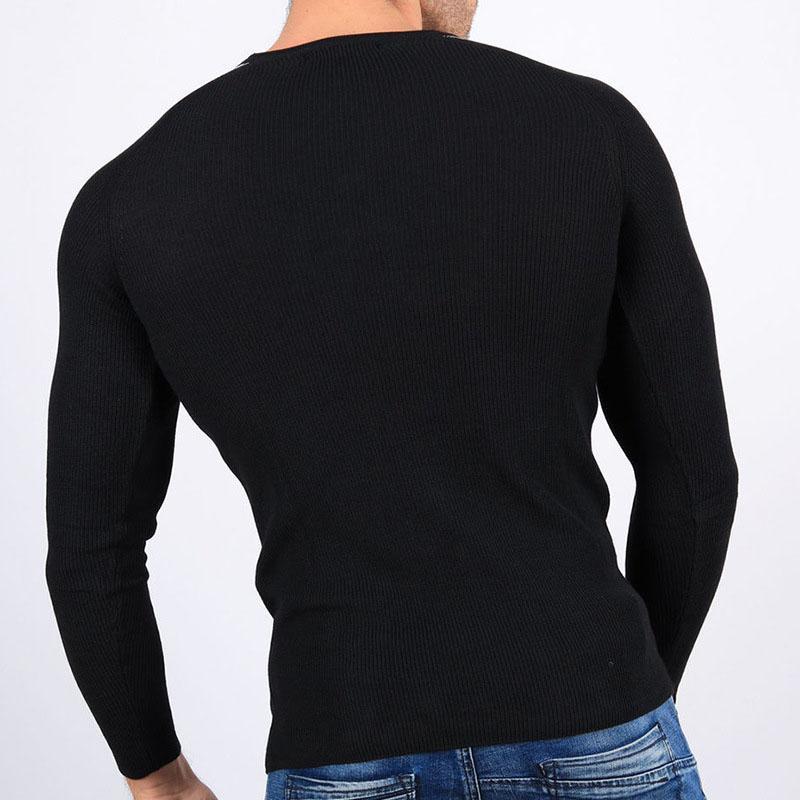 Fashion Men's Round Neck Curling Sweaters