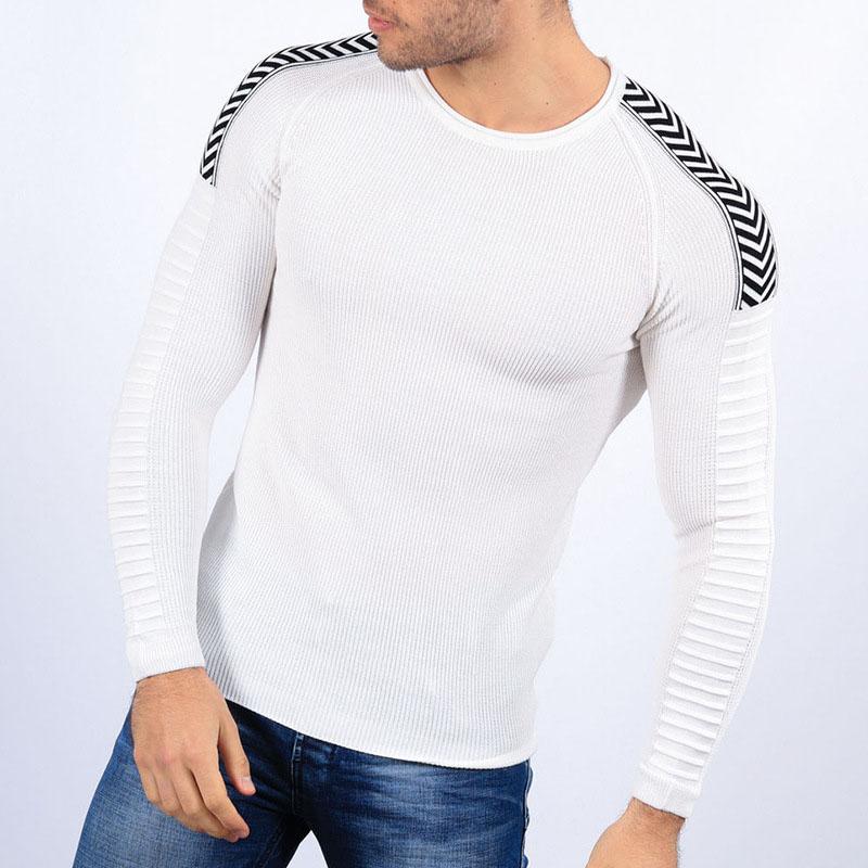 Fashion Men's Round Neck Curling Sweaters