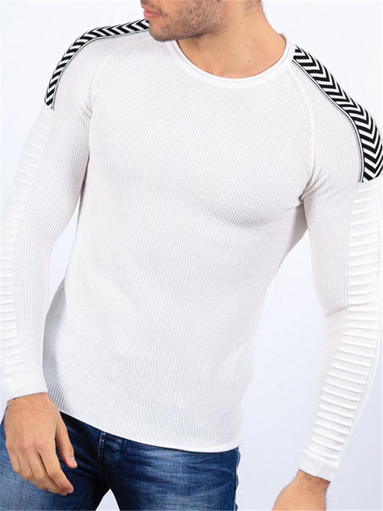Fashion Men's Round Neck Curling Sweaters