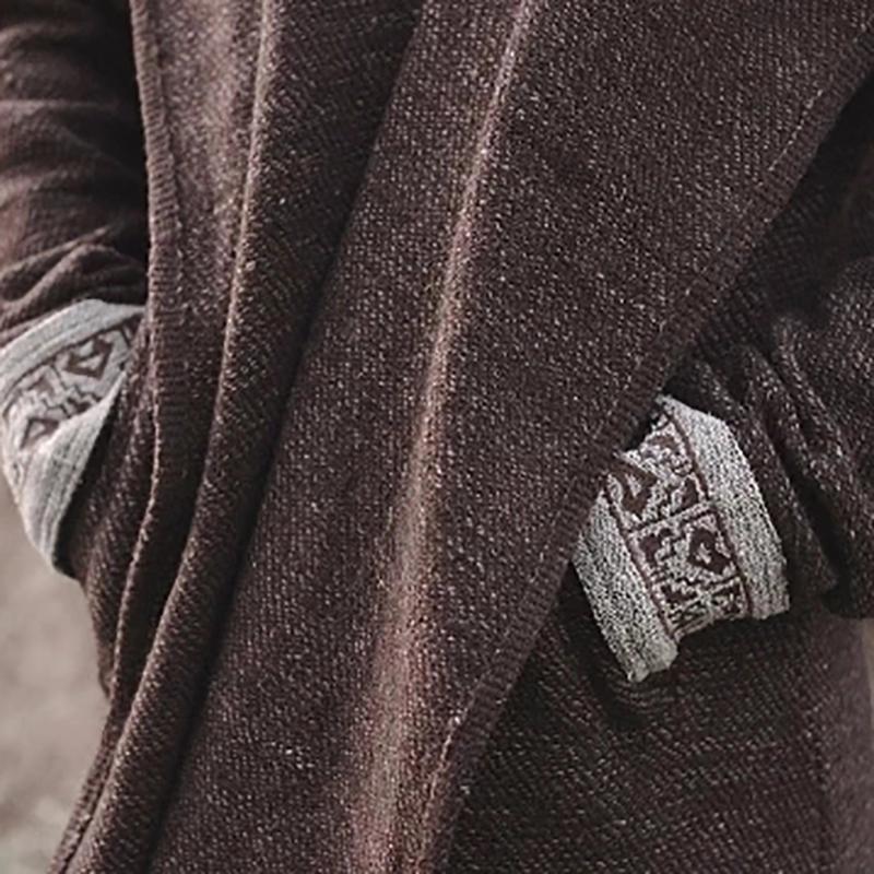 Autumn/Winter Men's Long Sleeved Loose Hooded Coats