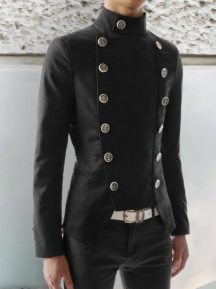 Man's Autumn/Winter Double-Breasted Jacket