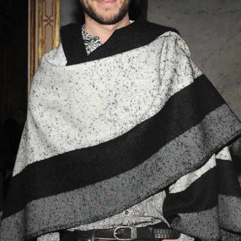 Fashion Casual Color Matching Irregular Shawl