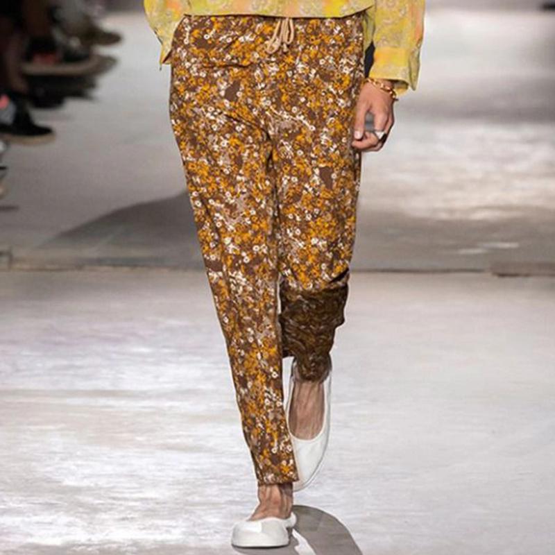 Fashion Loose Floral Casual Pants