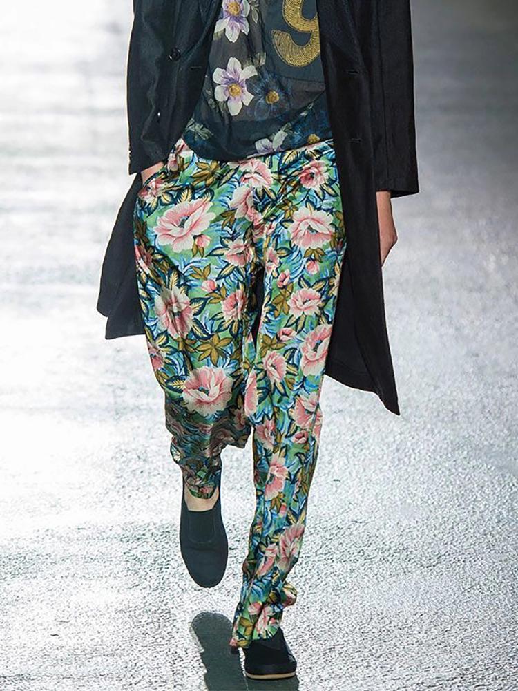 Fashion Printed Loose Soft Casual Pants