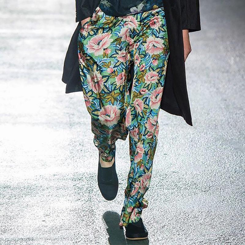 Fashion Printed Loose Soft Casual Pants
