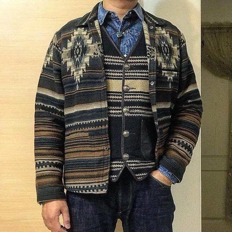 Vintage Printed Long Sleeeve Shirt