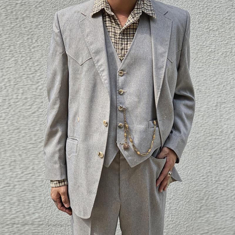 Formal Commuting Slim Lapel Suit