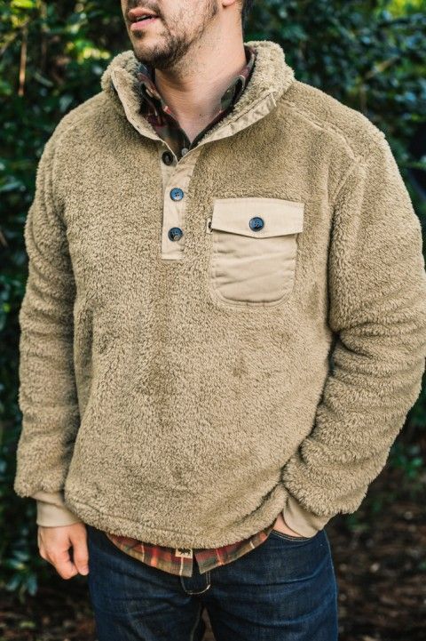 Casual Plain Decorated Button Pocket Sweater