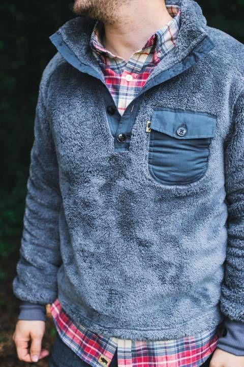 Casual Plain Decorated Button Pocket Sweater