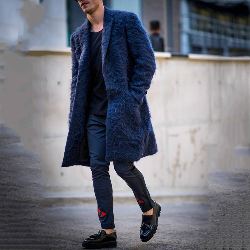 Men's Fashion Solid Color Coat