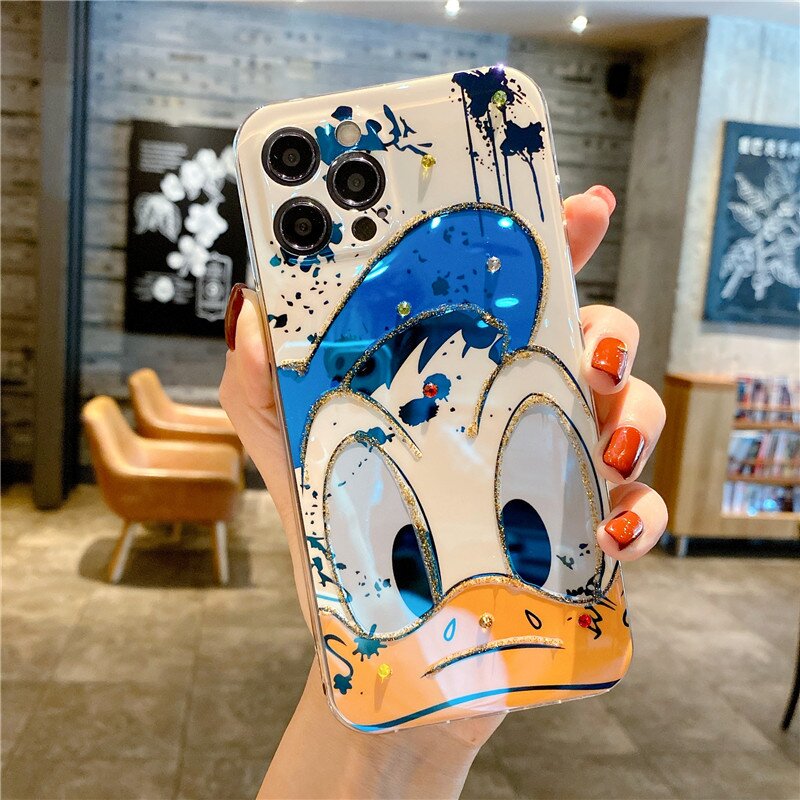 Disney 2021 new Donald Duck Mickey cute mobile phone case (for iPhone series)