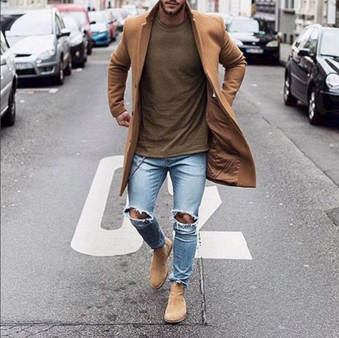 Fashion Casual Lapel Shoulder Padded Long Sleeves Slim Long Suit Coat