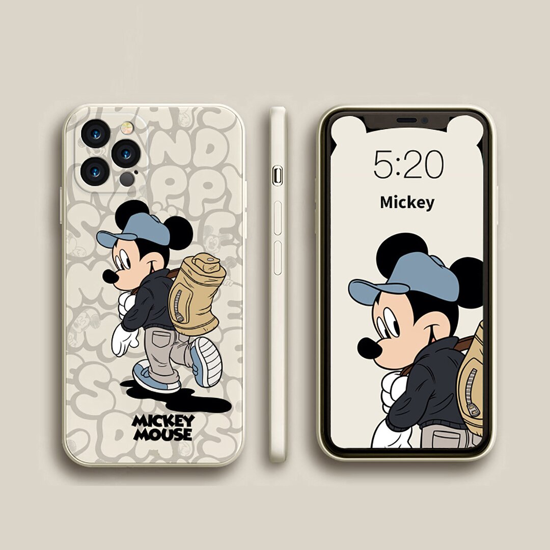 Disney Mickey series non-slip silicone phone case