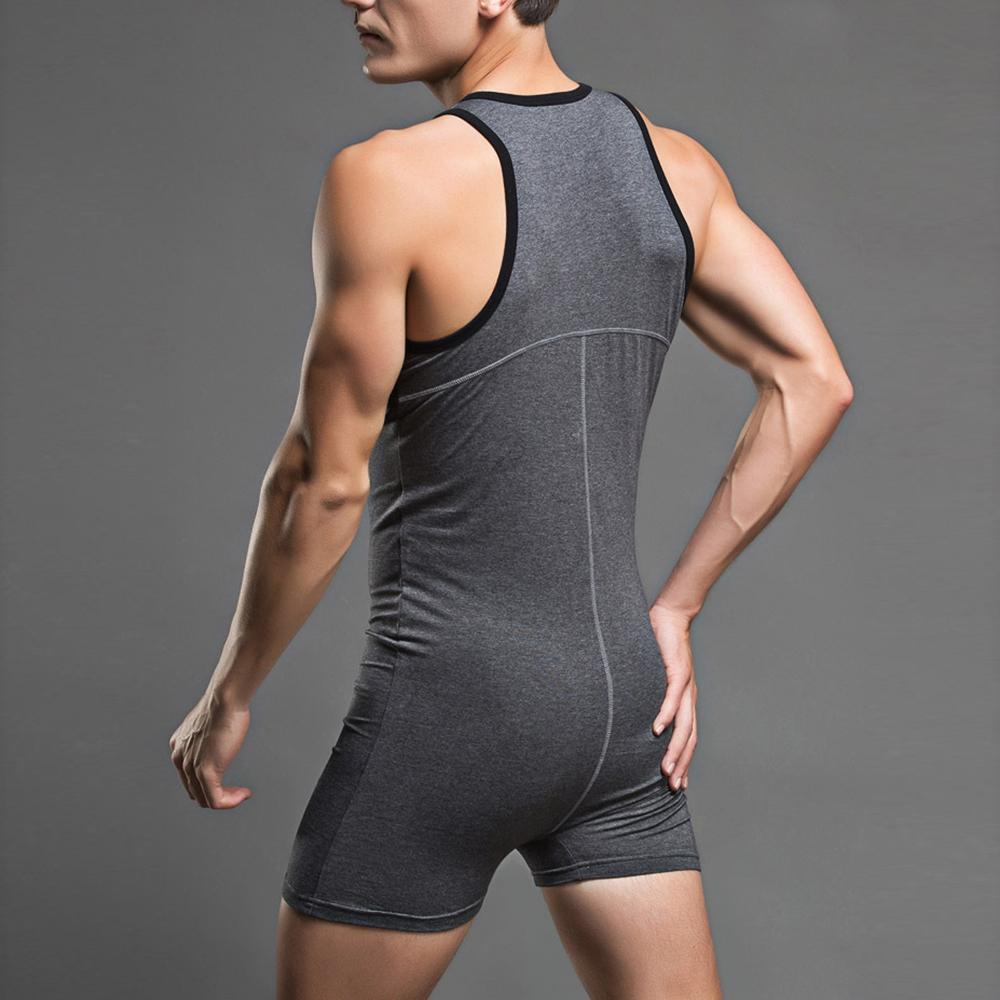 Cotton One-Piece Vest Suit Sexy Underwear Pajamas