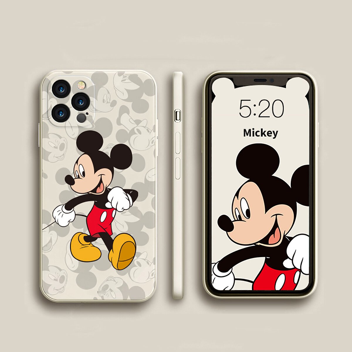 Disney Mickey series non-slip silicone phone case