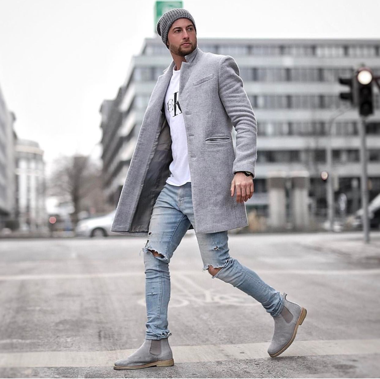 Autumn And Winter   Fashion Pure Color Long Warm Coat