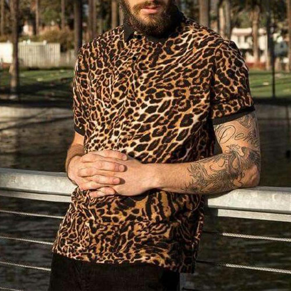 Summer Leopard Short Sleeve T-Shirt