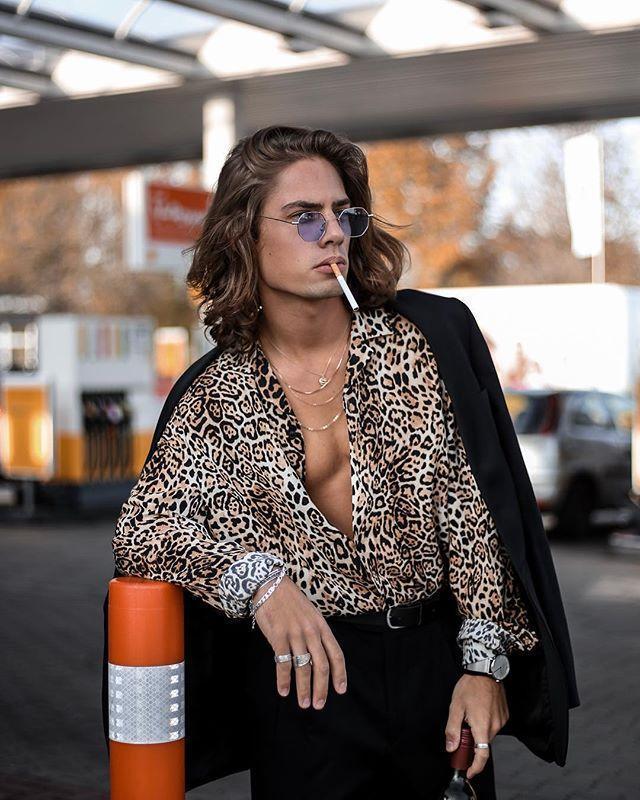 Sexy Leopard Printed Loose Button Shirt