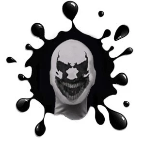 Moving inkblot Mask For Halloween