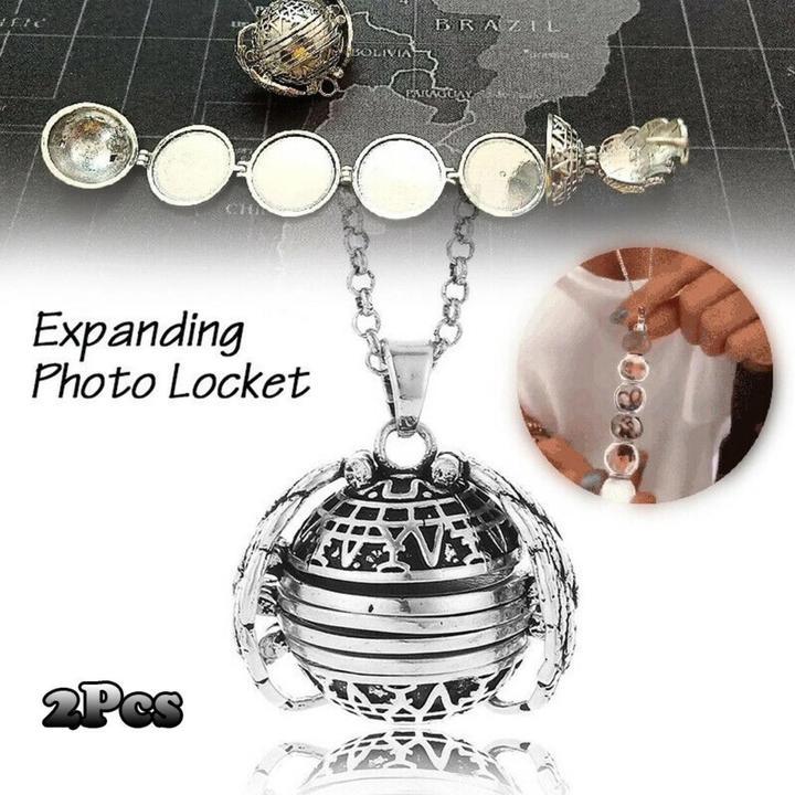 (Postbalance sale today with the 50% discount!) Expanding photographic medallion - free shipping worldwide.