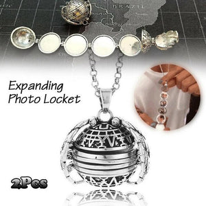 (Postbalance sale today with the 50% discount!) Expanding photographic medallion - free shipping worldwide.
