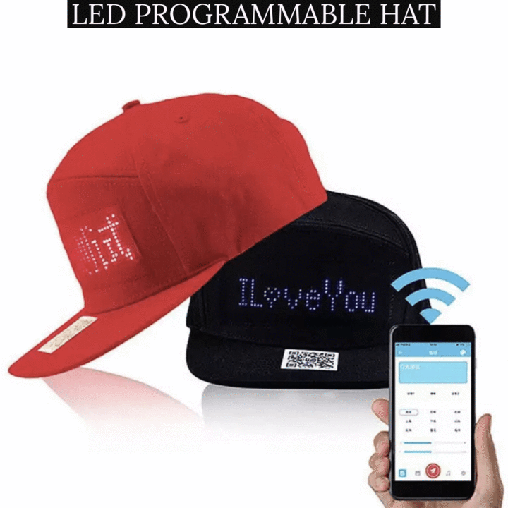 LED MESSAGE HAT