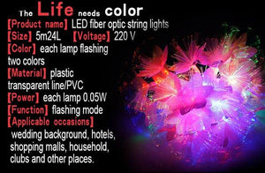 10 meter Feestverlichting met Bloemen