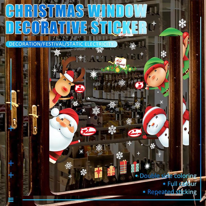 Christmas Window Decorative Sticker
