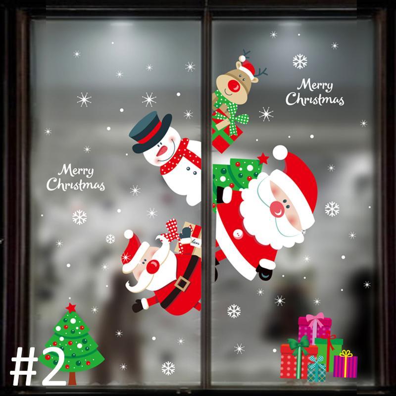 Christmas Window Decorative Sticker