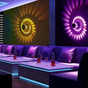 Amazing Spiral Decorating Wall Lamp