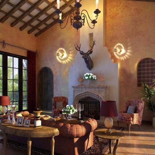 Amazing Spiral Decorating Wall Lamp