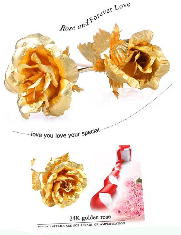 Gouden Roos Kopen 24K Goudfolie