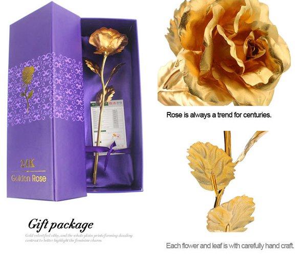 Gouden Roos Kopen 24K Goudfolie