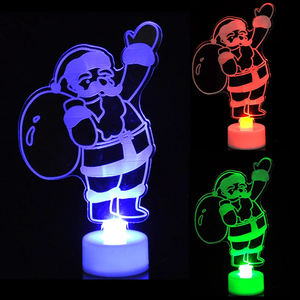 Acrylic Christmas LED Light Ornaments