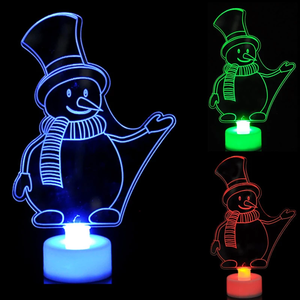 Acrylic Christmas LED Light Ornaments