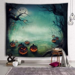 Halloween Pattern Print Tapestry