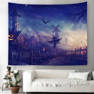 Halloween Pattern Print Tapestry