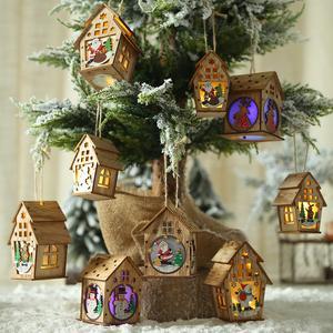 Christmas decor Hanging LED house
