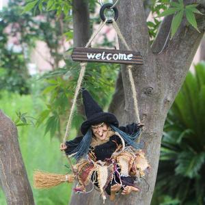 Halloween Hanging Witch Props