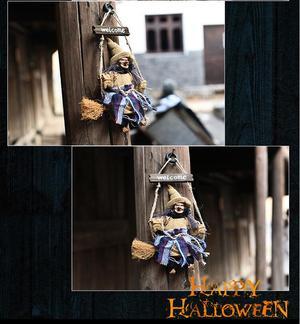 Halloween Hanging Witch Props